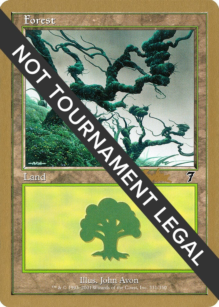 Image for Forest (331) - 2002 Brian Kibler (7ED) [World Championship Decks] - Magic: The Gathering
