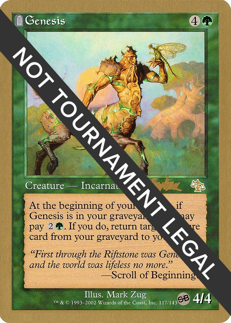 Image for Genesis - 2002 Brian Kibler (JUD) (SB) [World Championship Decks] - Magic: The Gathering