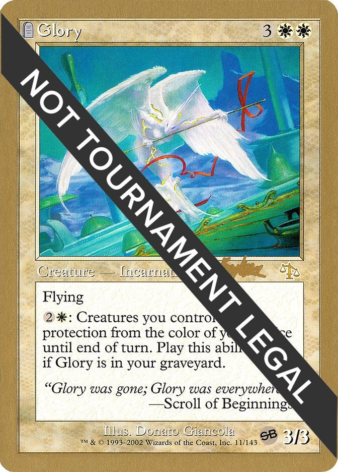 Image for Glory - 2002 Brian Kibler (JUD) [World Championship Decks] - Magic: The Gathering