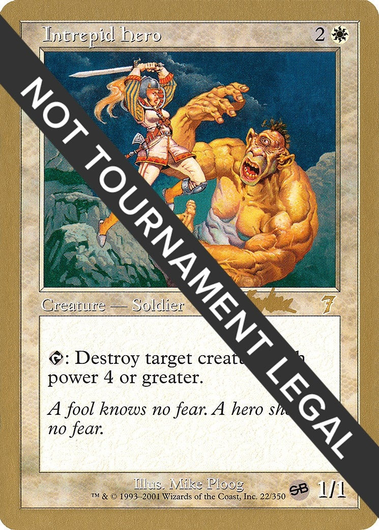 Image for Intrepid Hero - 2002 Brian Kibler (7ED) (SB) [World Championship Decks] - Magic: The Gathering