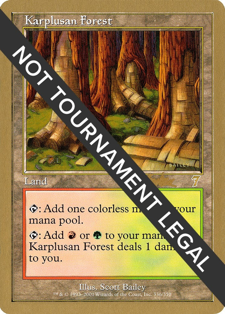 Image for Karplusan Forest - 2002 Brian Kibler (7ED) [World Championship Decks] - Magic: The Gathering