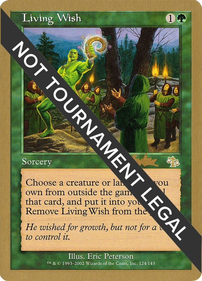 Image for Living Wish - 2002 Brian Kibler (JUD) [World Championship Decks] - Magic: The Gathering