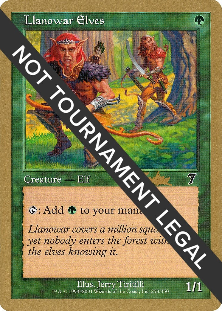 Image for Llanowar Elves - 2002 Brian Kibler (7ED) [World Championship Decks] - Magic: The Gathering