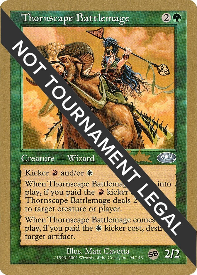 Image for Thornscape Battlemage - 2002 Brian Kibler (PLS) (SB) [World Championship Decks] - Magic: The Gathering
