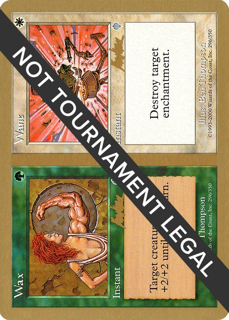 Image for Wax // Wane - 2002 Brian Kibler (INV) [World Championship Decks] - Magic: The Gathering