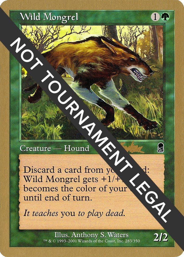 Image for Wild Mongrel - 2002 Brian Kibler (ODY) [World Championship Decks] - Magic: The Gathering