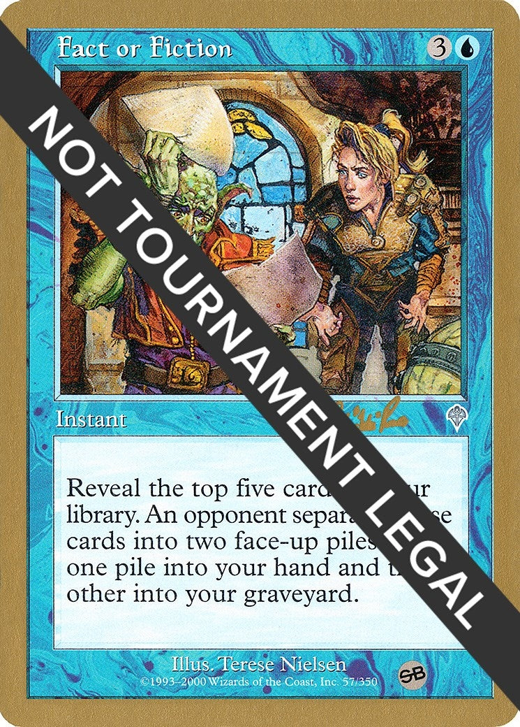 Image for Fact or Fiction - 2002 Carlos Romao (INV) (SB) [World Championship Decks] - Magic: The Gathering