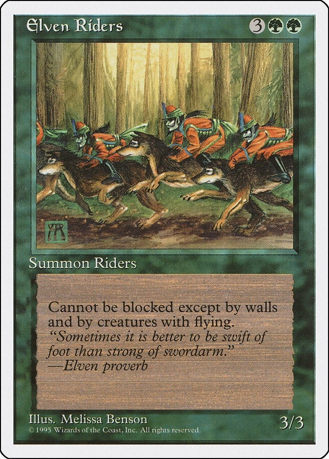 Image for Elven Riders (126) [Fourth Edition] - Magic: The Gathering