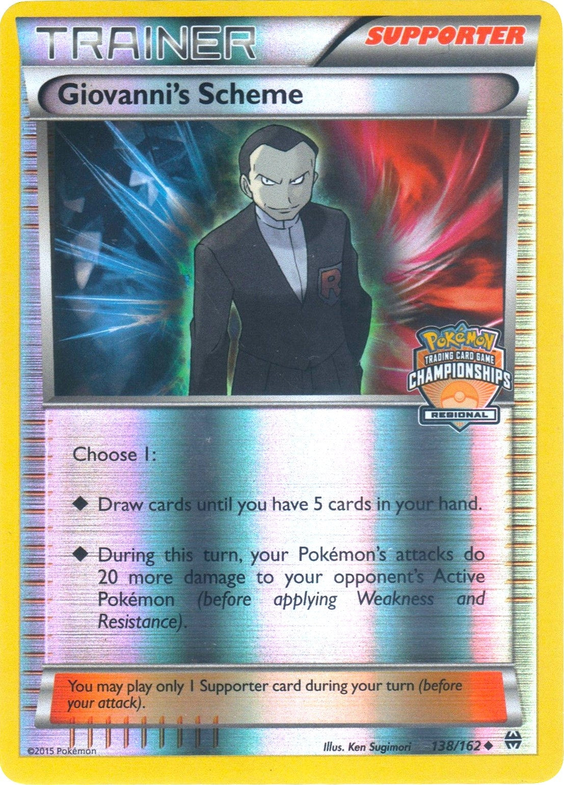 Image for Giovanni's Scheme - 138/162 (Regional Championships) (138/162) [League & Championship Cards] - Pokemon
