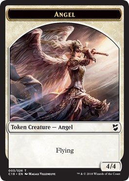 Image for Angel // Cat Double-Sided Token (3 // 5) [Commander 2018] - Magic: The Gathering