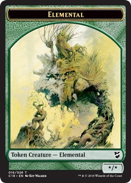 Image for Elemental // Thopter (026) Double-Sided Token (16 // 26) [Commander 2018] - Magic: The Gathering