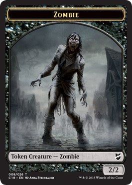Image for Zombie // Shapeshifter Double-Sided Token (9 // 2) [Commander 2018] - Magic: The Gathering