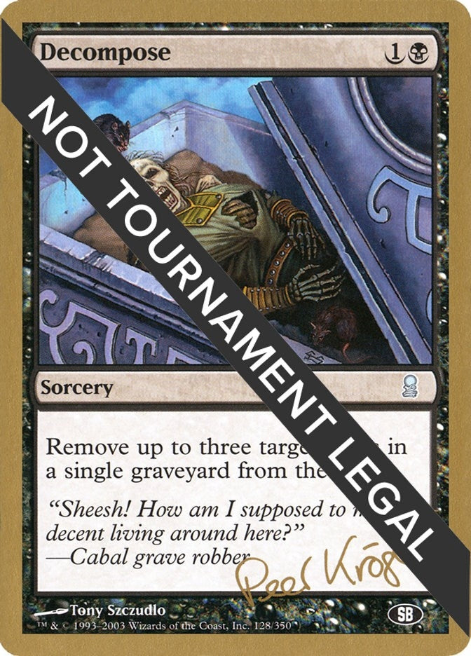 Image for Decompose - 2003 Peer Kroger (ODY) (SB) [World Championship Decks] - Magic: The Gathering