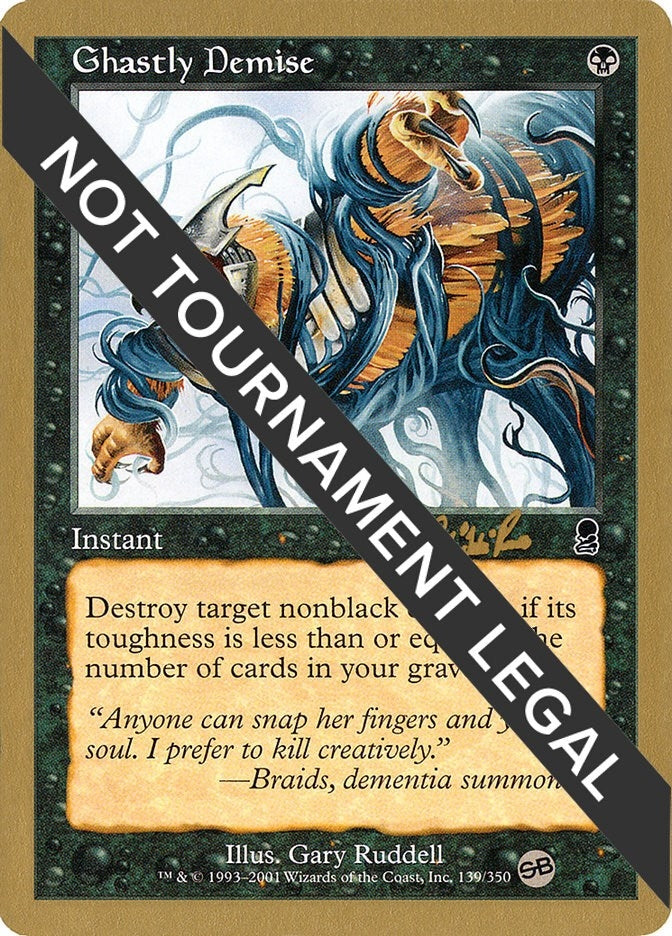 Image for Ghastly Demise - 2002 Carlos Romao (ODY) (SB) [World Championship Decks] - Magic: The Gathering
