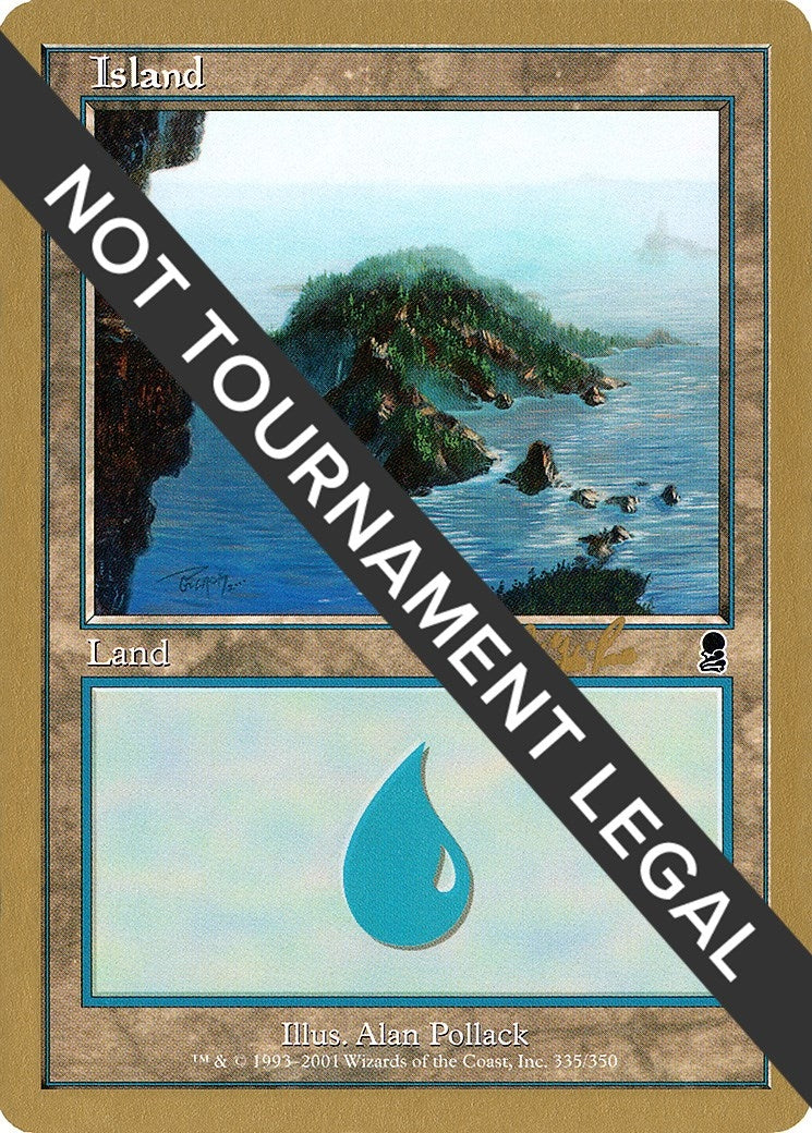 Image for Island (335) - 2002 Carlos Romao (ODY) [World Championship Decks] - Magic: The Gathering