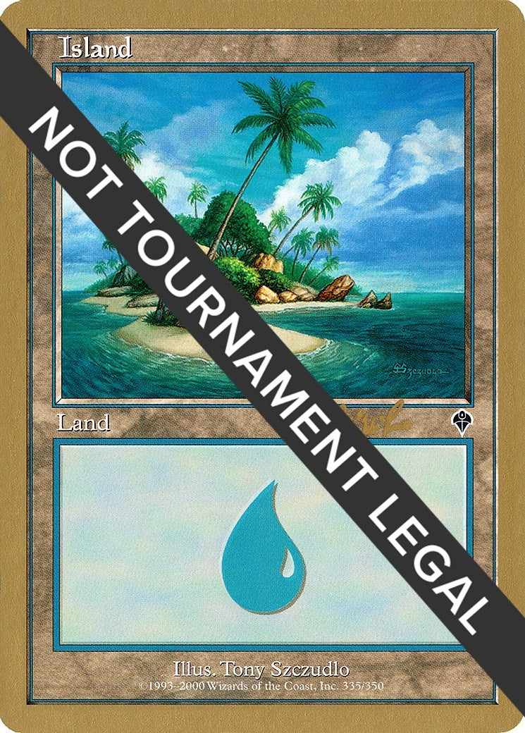 Image for Island (335) - 2002 Carlos Romao (INV) [World Championship Decks] - Magic: The Gathering