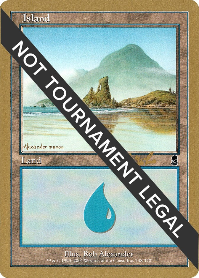 Image for Island (338) - 2002 Carlos Romao (ODY) [World Championship Decks] - Magic: The Gathering