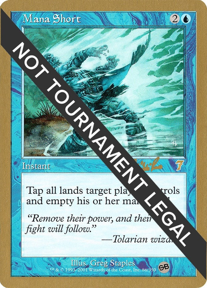 Image for Mana Short - 2002 Carlos Romao (7ED) (SB) [World Championship Decks] - Magic: The Gathering
