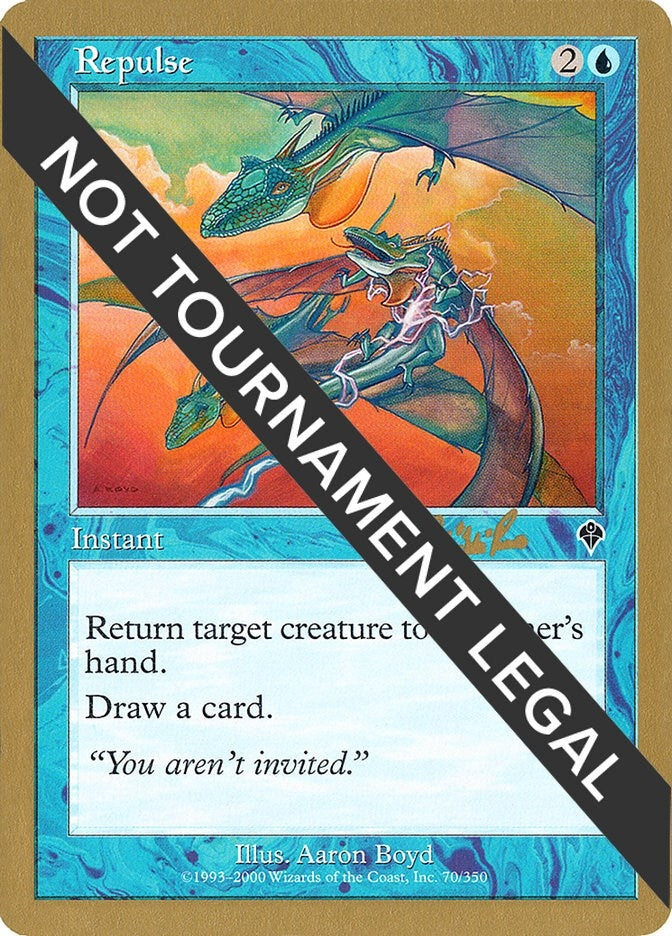 Image for Repulse - 2002 Carlos Romao (INV) [World Championship Decks] - Magic: The Gathering