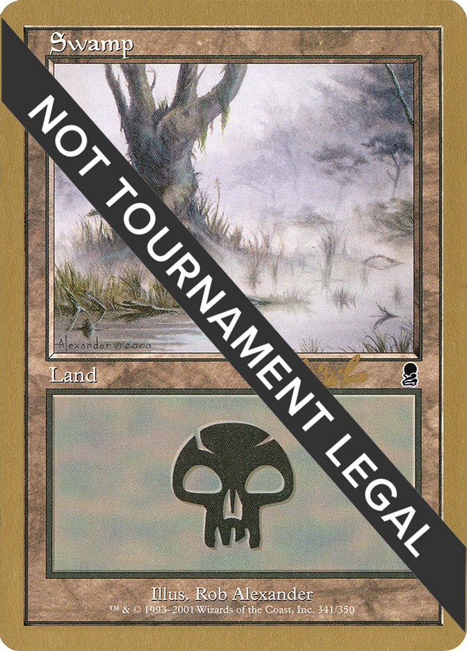 Image for Swamp (341) - 2002 Carlos Romao (ODY) [World Championship Decks] - Magic: The Gathering