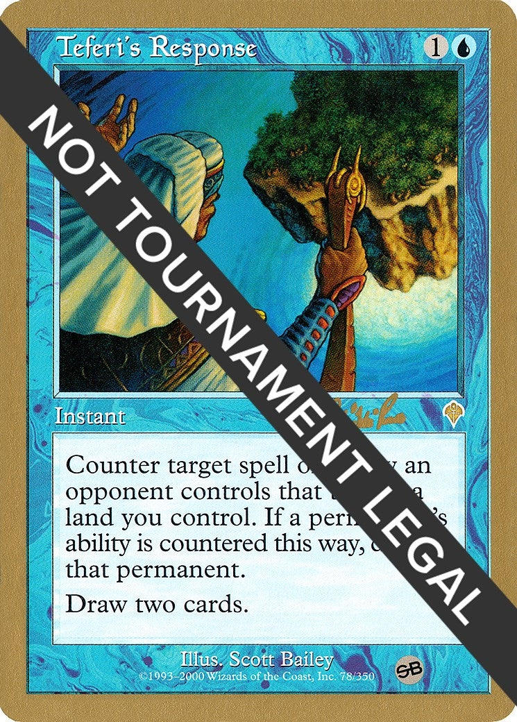 Image for Teferi's Response - 2002 Carlos Romao (INV) (SB) [World Championship Decks] - Magic: The Gathering