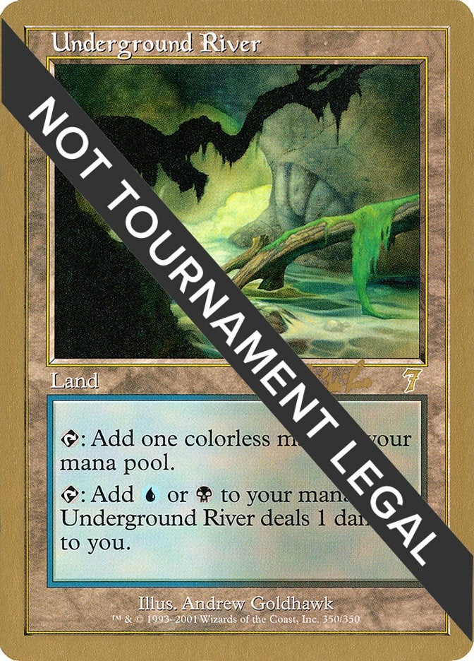 Image for Underground River - 2002 Carlos Romao (7ED) [World Championship Decks] - Magic: The Gathering