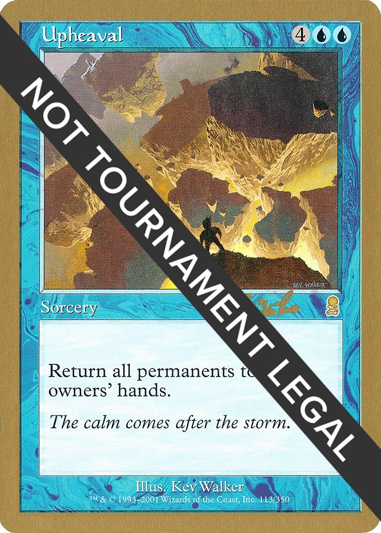 Image for Upheaval - 2002 Carlos Romao (ODY) [World Championship Decks] - Magic: The Gathering