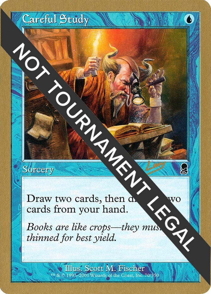 Image for Careful Study - 2002 Raphael Levy (ODY) [World Championship Decks] - Magic: The Gathering