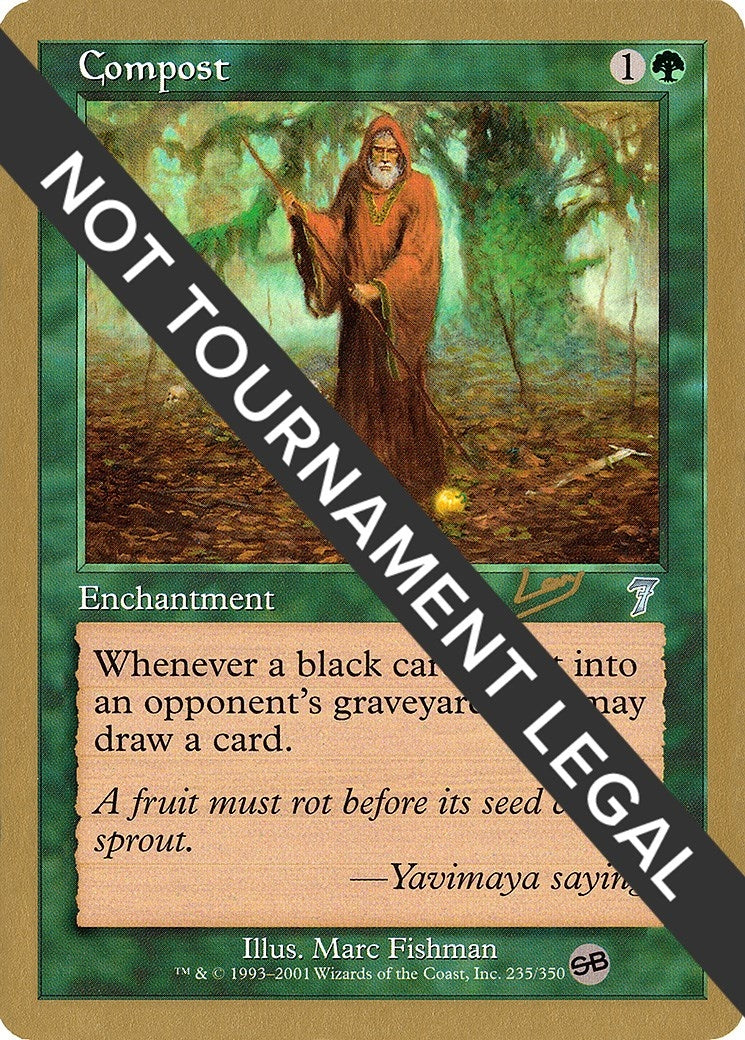 Image for Compost - 2002 Raphael Levy (7ED) (SB) [World Championship Decks] - Magic: The Gathering