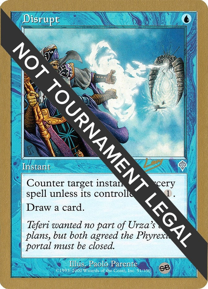 Image for Disrupt - 2002 Raphael Levy (INV) (SB) [World Championship Decks] - Magic: The Gathering