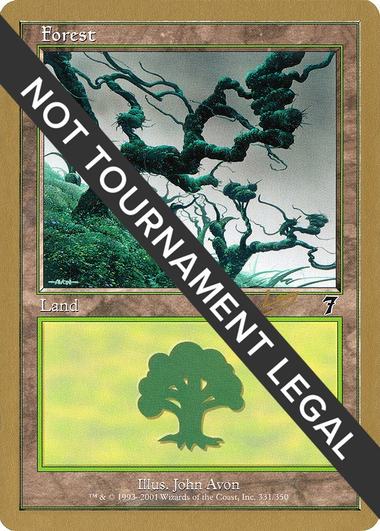 Image for Forest (331) - 2002 Raphael Levy (7ED) [World Championship Decks] - Magic: The Gathering