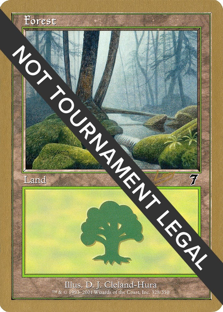 Image for Forest (328) - 2002 Raphael Levy (7ED) [World Championship Decks] - Magic: The Gathering