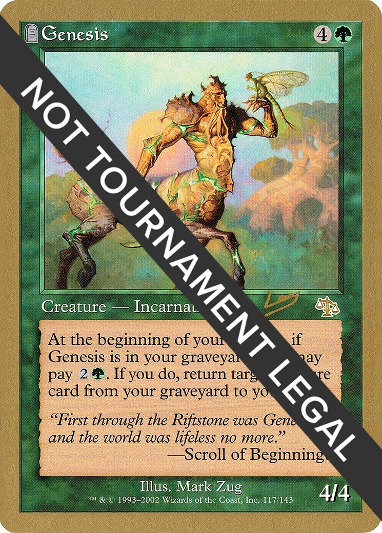 Image for Genesis - 2002 Raphael Levy (JUD) [World Championship Decks] - Magic: The Gathering