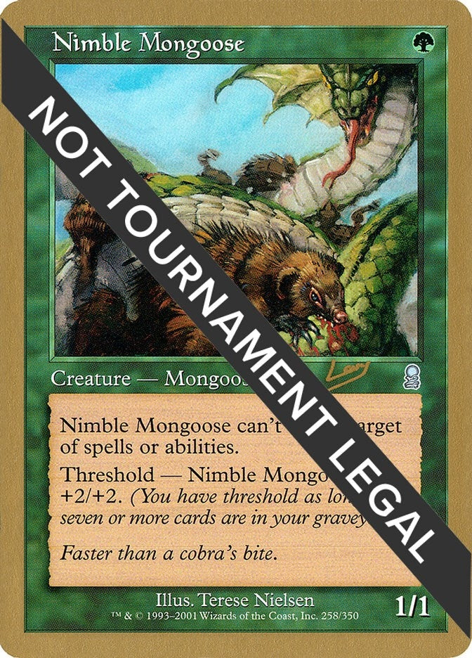 Image for Nimble Mongoose - 2002 Raphael Levy (ODY) [World Championship Decks] - Magic: The Gathering