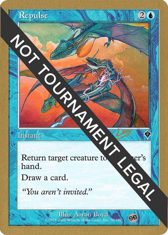 Image for Repulse - 2002 Raphael Levy (INV) (SB) [World Championship Decks] - Magic: The Gathering
