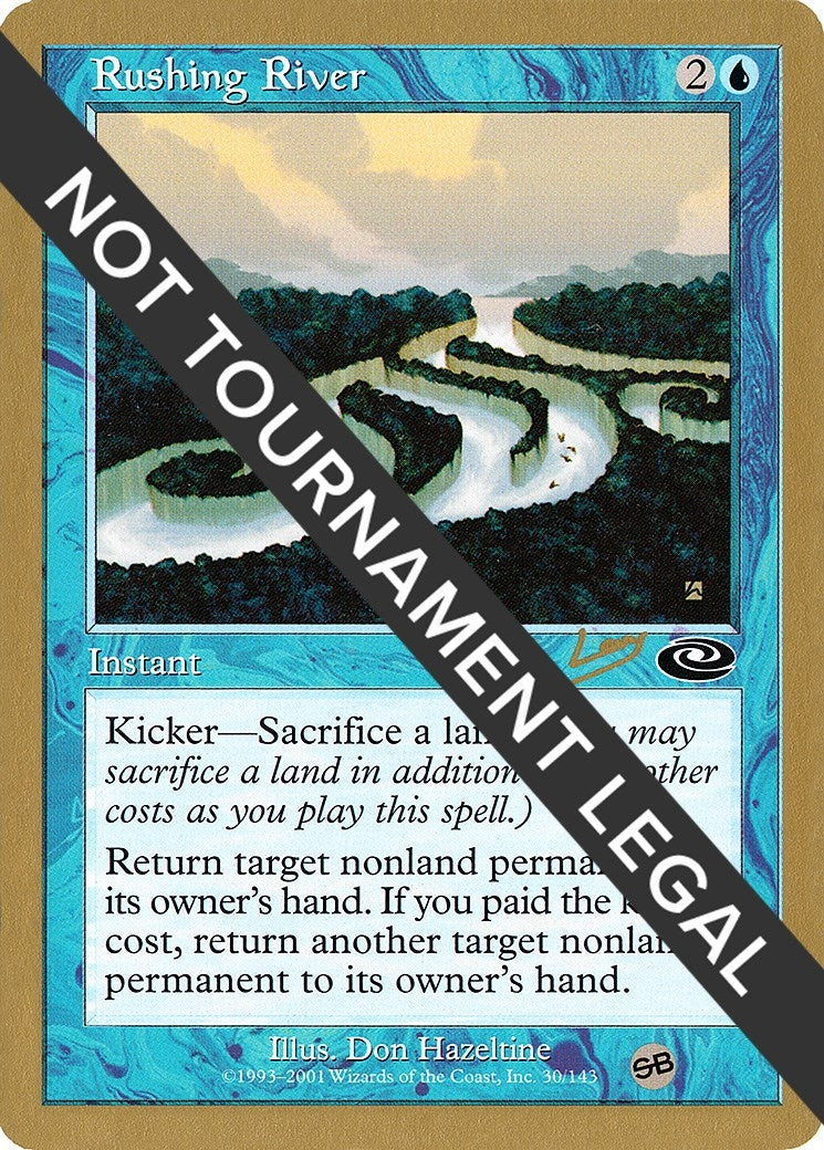 Image for Rushing River - 2002 Raphael Levy (PLS) (SB) [World Championship Decks] - Magic: The Gathering