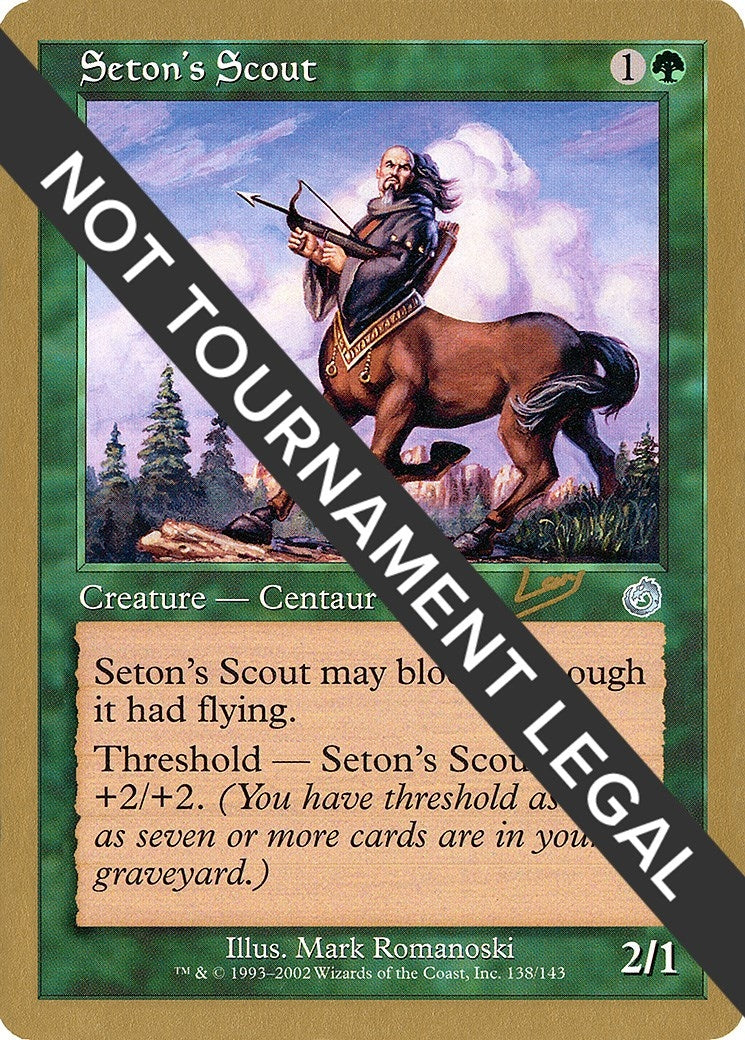 Image for Seton's Scout - 2002 Raphael Levy (TOR) [World Championship Decks] - Magic: The Gathering