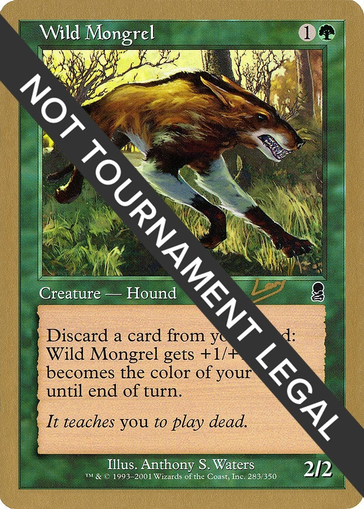Image for Wild Mongrel - 2002 Raphael Levy (ODY) [World Championship Decks] - Magic: The Gathering
