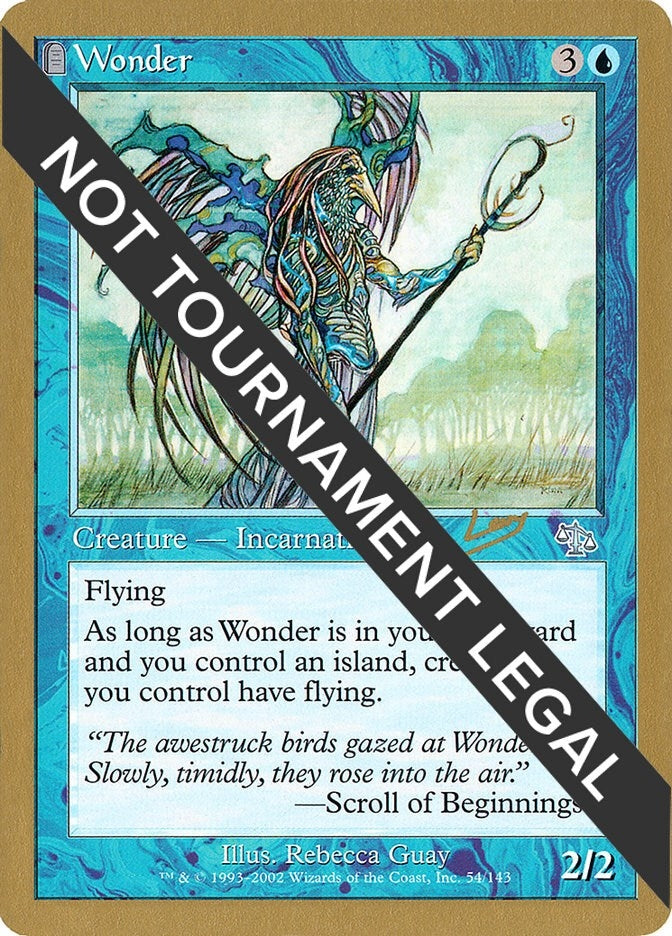 Image for Wonder - 2002 Raphael Levy (JUD) [World Championship Decks] - Magic: The Gathering