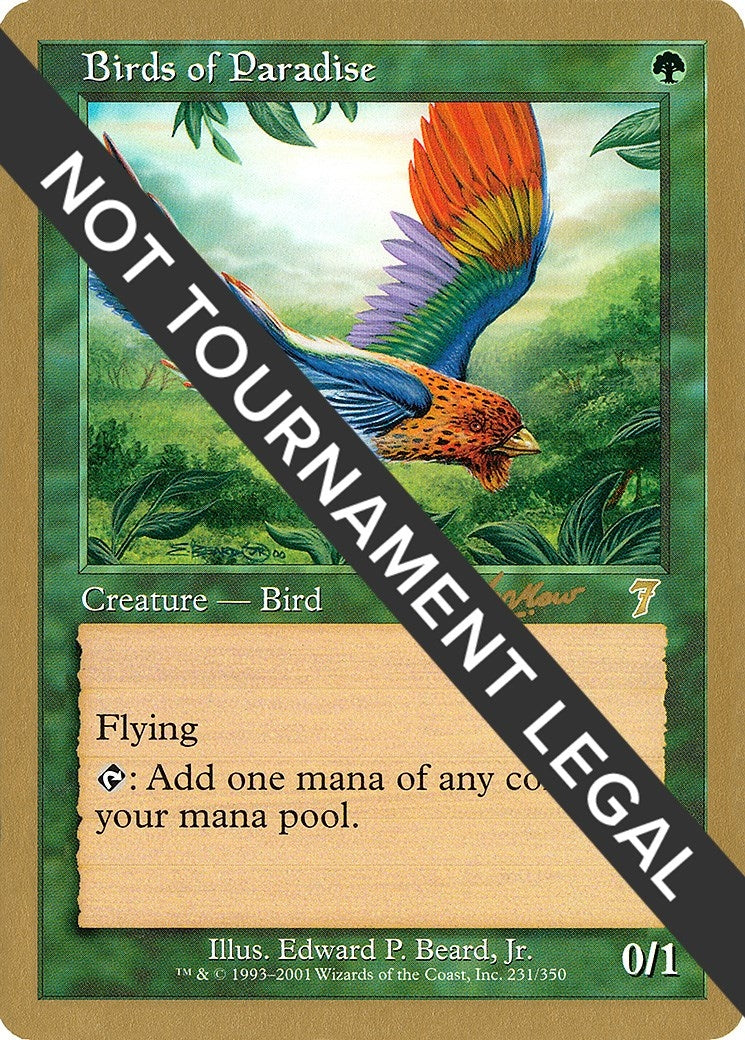 Image for Birds of Paradise - 2002 Sim Han How (7ED) [World Championship Decks] - Magic: The Gathering