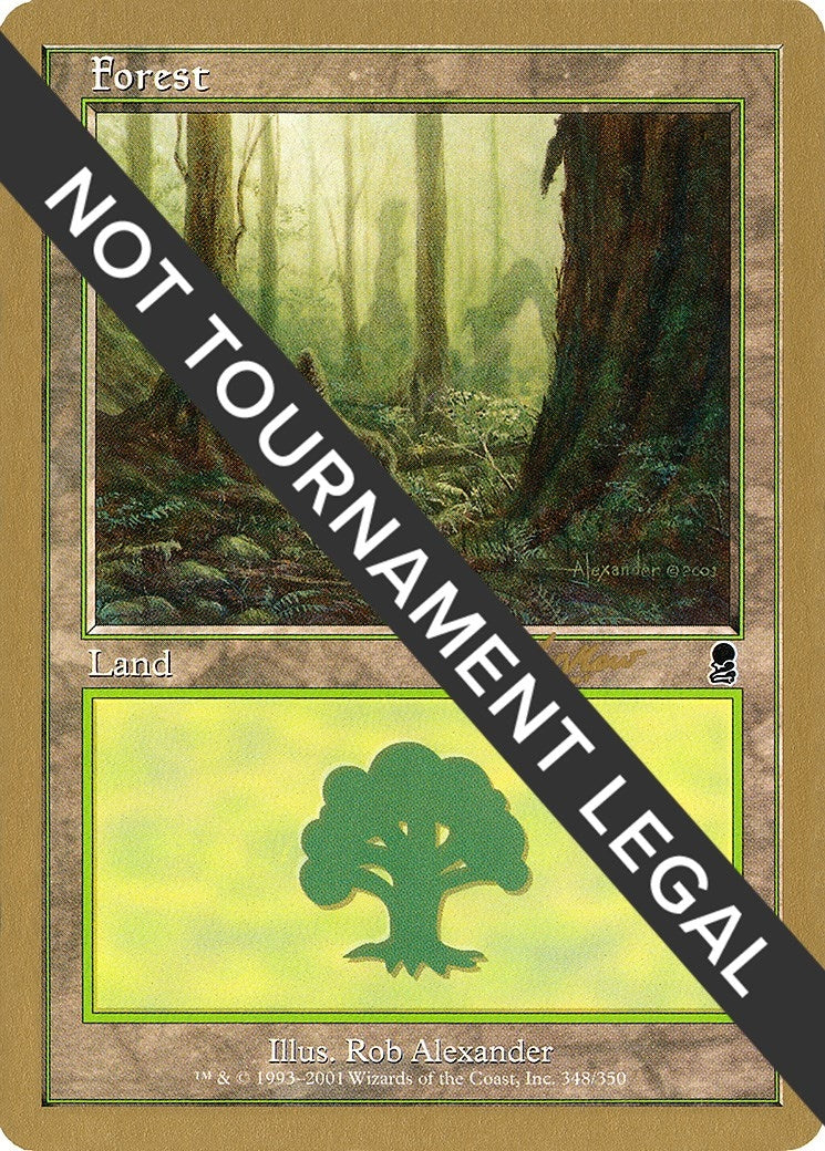 Image for Forest (348) - 2002 Sim Han How (ODY) [World Championship Decks] - Magic: The Gathering