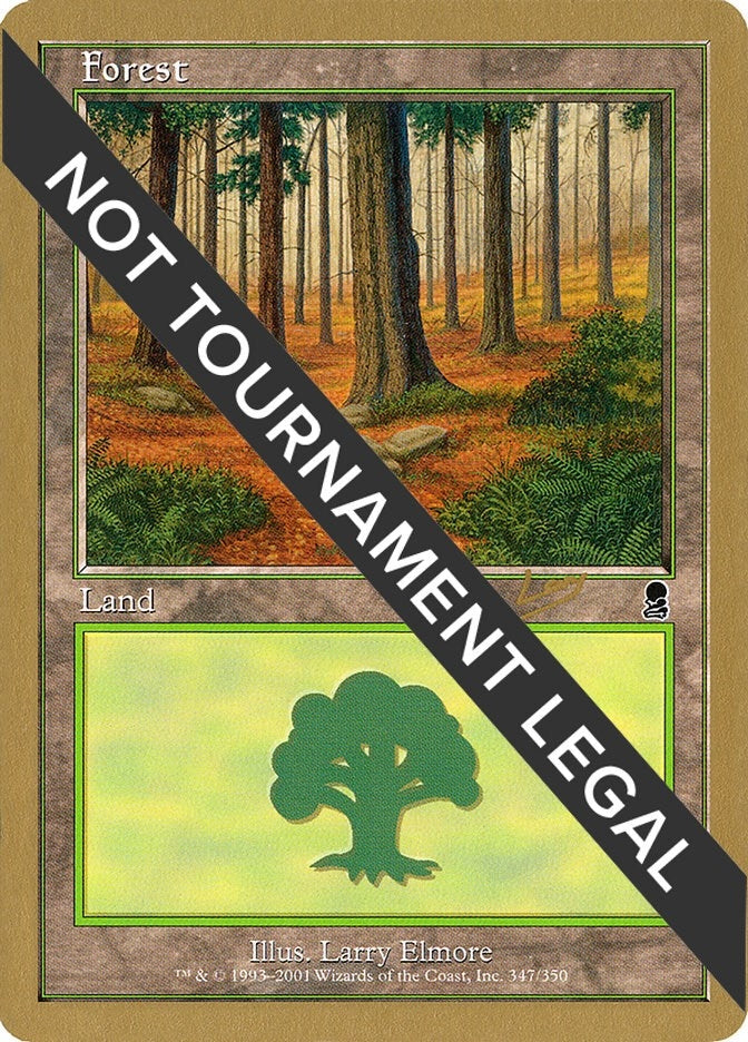 Image for Forest (347) - 2002 Sim Han How (ODY) [World Championship Decks] - Magic: The Gathering