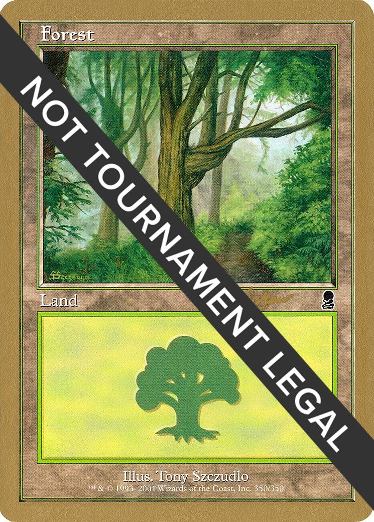 Image for Forest (350) - 2002 Sim Han How (ODY) [World Championship Decks] - Magic: The Gathering