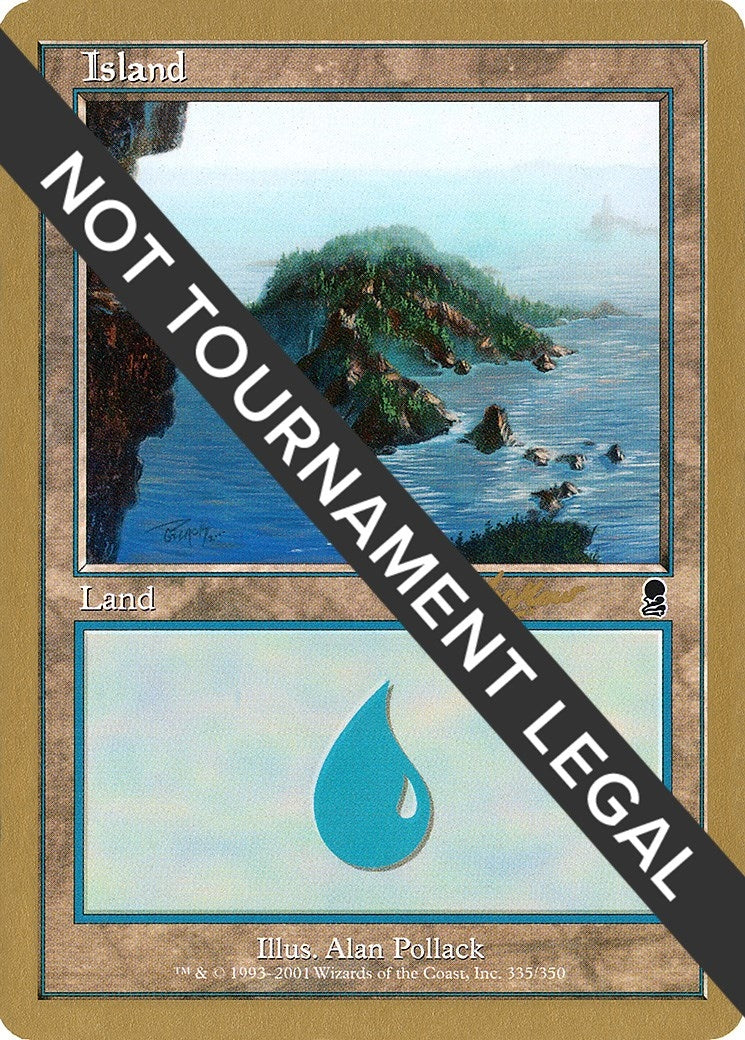 Image for Island (335) - 2002 Sim Han How (ODY) [World Championship Decks] - Magic: The Gathering