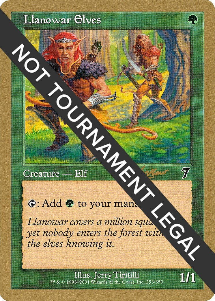 Image for Llanowar Elves - 2002 Sim Han How (7ED) [World Championship Decks] - Magic: The Gathering