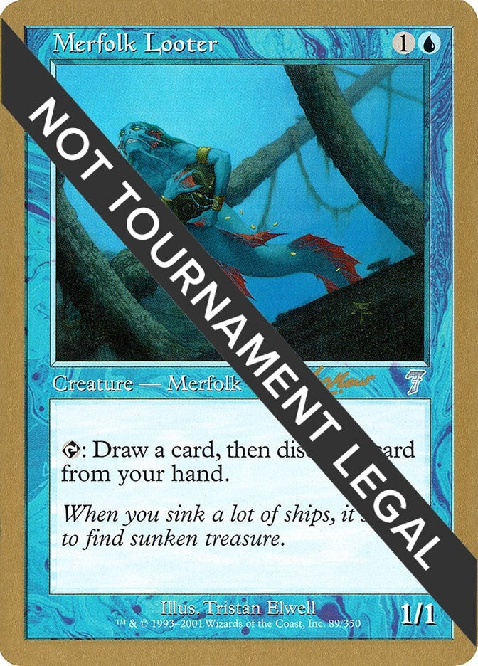 Image for Merfolk Looter - 2002 Sim Han How (7ED) [World Championship Decks] - Magic: The Gathering