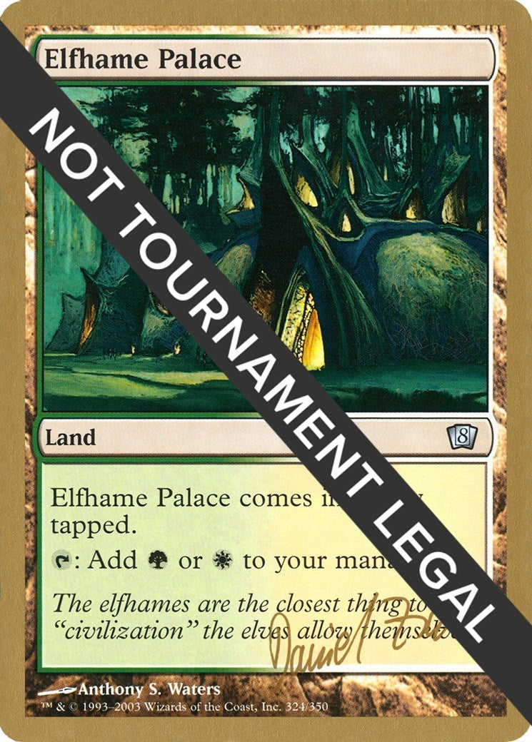 Image for Elfhame Palace - 2003 Daniel Zink (8ED) [World Championship Decks] - Magic: The Gathering