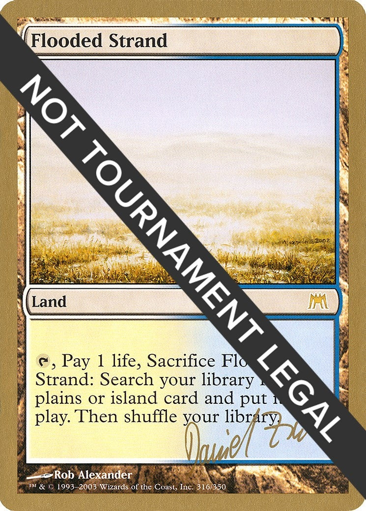 Image for Flooded Strand - 2003 Daniel Zink (ONS) [World Championship Decks] - Magic: The Gathering