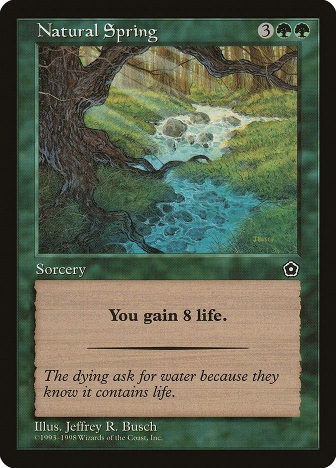Image for Natural Spring [Portal Second Age] - Magic: The Gathering