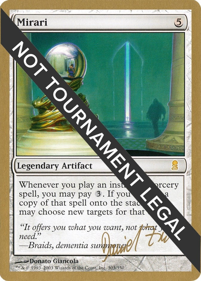 Image for Mirari - 2003 Daniel Zink (ODY) [World Championship Decks] - Magic: The Gathering